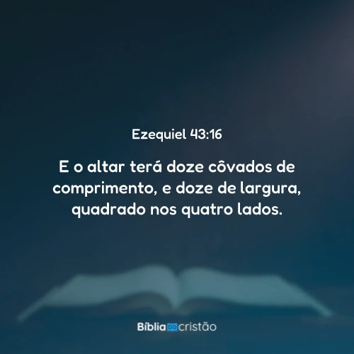 Ezequiel 43:16