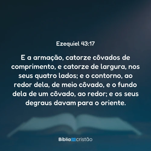 Ezequiel 43:17