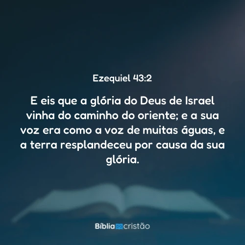 Ezequiel 43:2