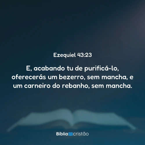 Ezequiel 43:23