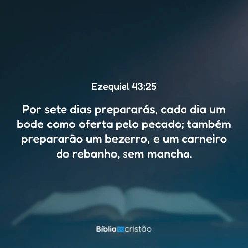 Ezequiel 43:25