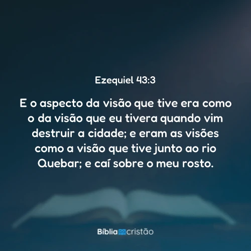 Ezequiel 43:3