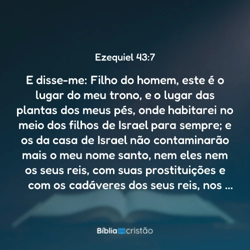 Ezequiel 43:7
