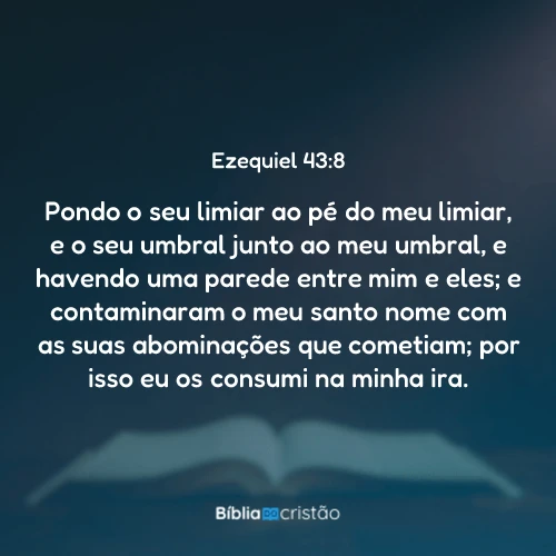 Ezequiel 43:8