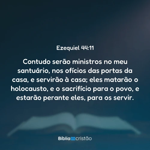 Ezequiel 44:11