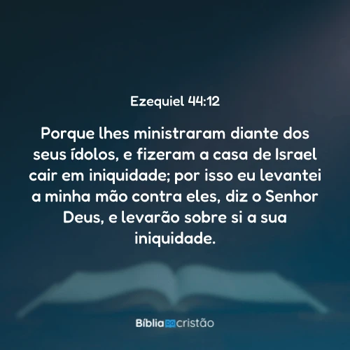 Ezequiel 44:12