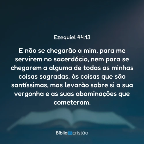 Ezequiel 44:13