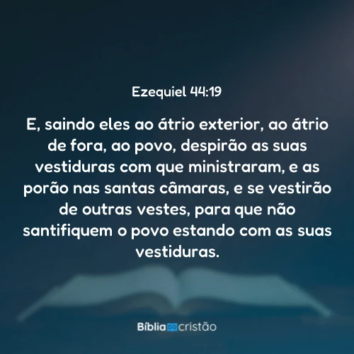 Ezequiel 44:19