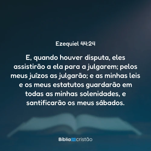 Ezequiel 44:24