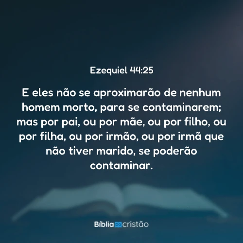 Ezequiel 44:25