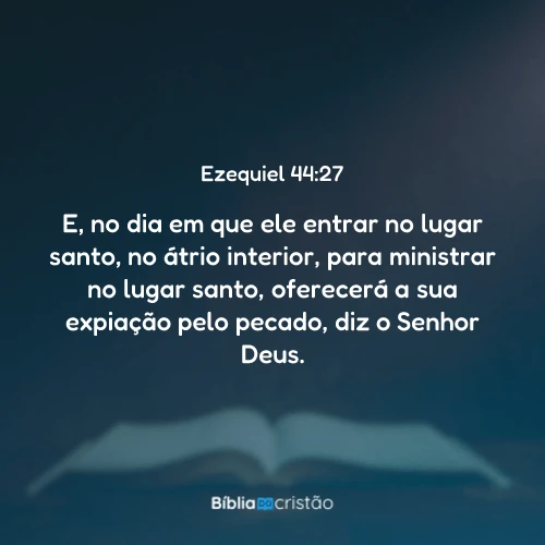 Ezequiel 44:27
