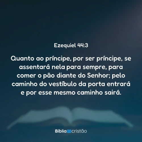 Ezequiel 44:3