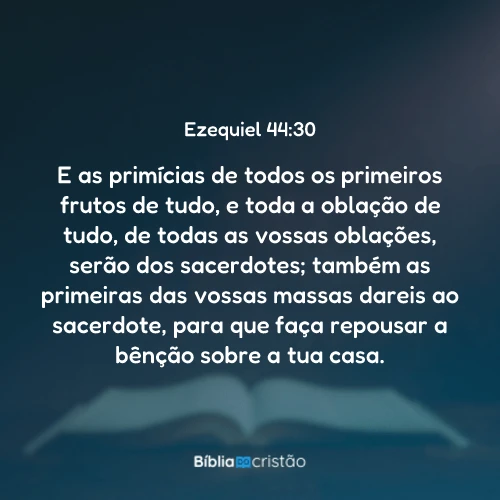 Ezequiel 44:30