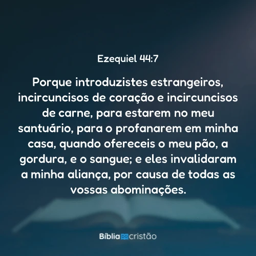 Ezequiel 44:7
