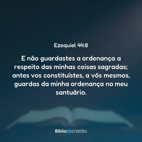 Ezequiel 44:8