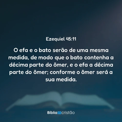 Ezequiel 45:11