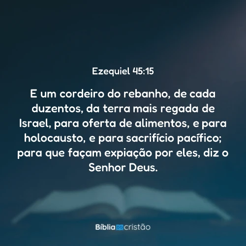 Ezequiel 45:15
