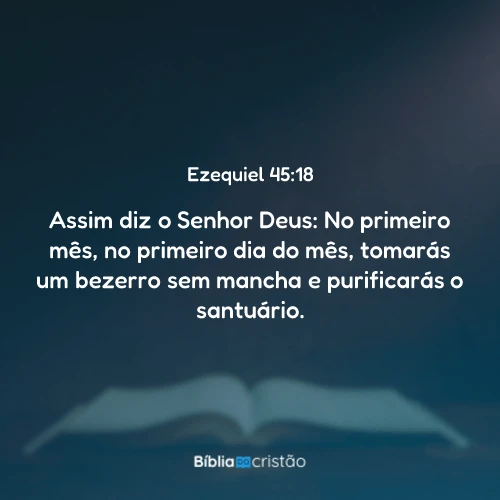 Ezequiel 45:18