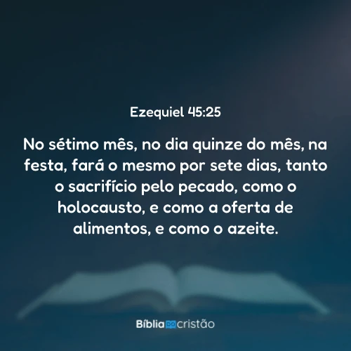 Ezequiel 45:25