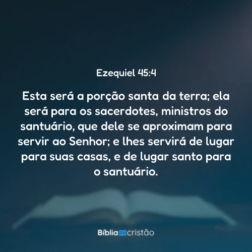 Ezequiel 45:4