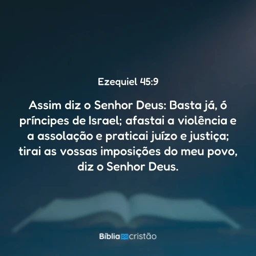 Ezequiel 45:9