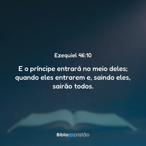 Ezequiel 46:10