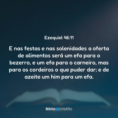 Ezequiel 46:11