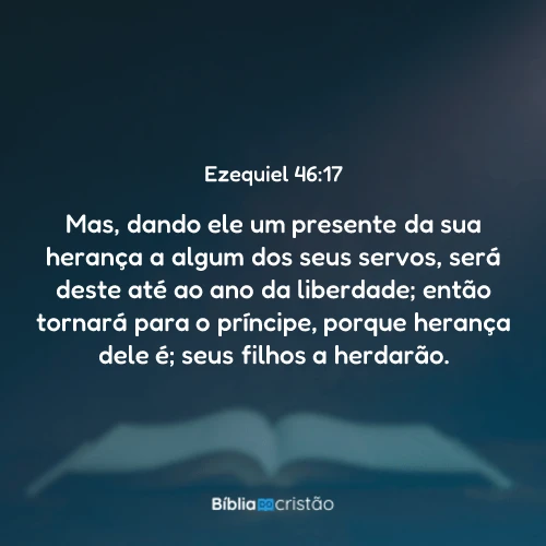 Ezequiel 46:17