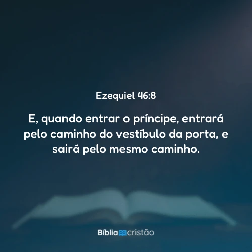 Ezequiel 46:8