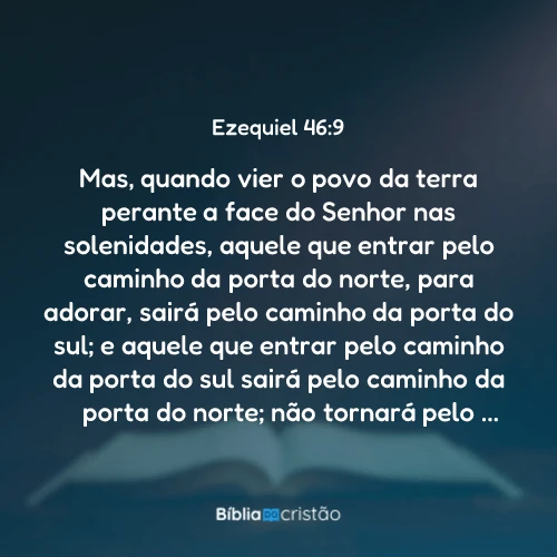 Ezequiel 46:9