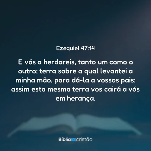 Ezequiel 47:14