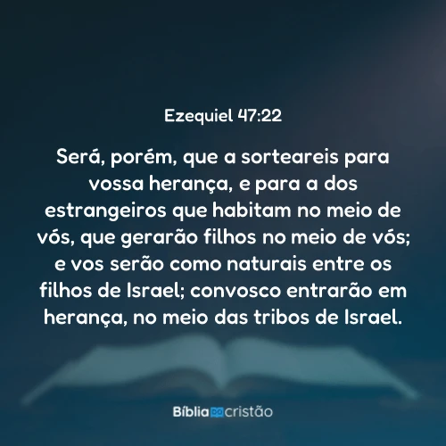 Ezequiel 47:22