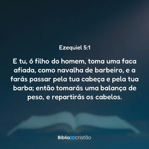 Ezequiel 5:1