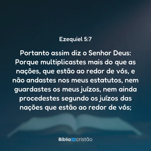 Ezequiel 5:7