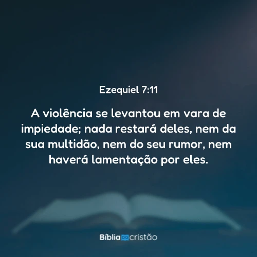 Ezequiel 7:11