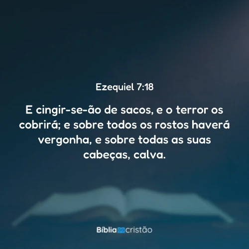 Ezequiel 7:18