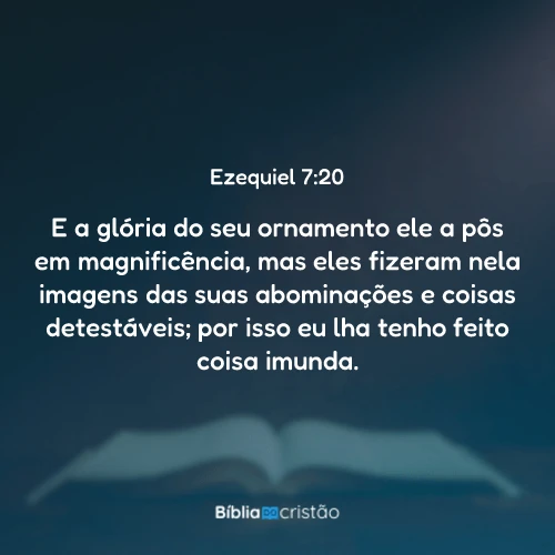 Ezequiel 7:20