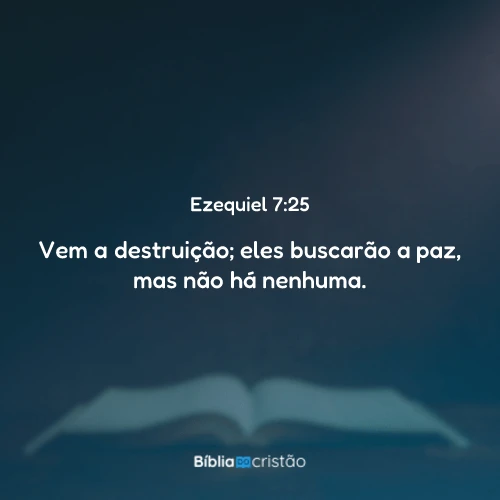 Ezequiel 7:25