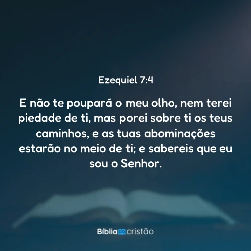 Ezequiel 7:4