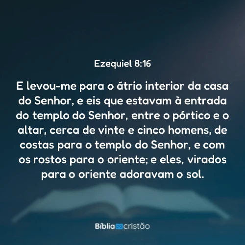 Ezequiel 8:16