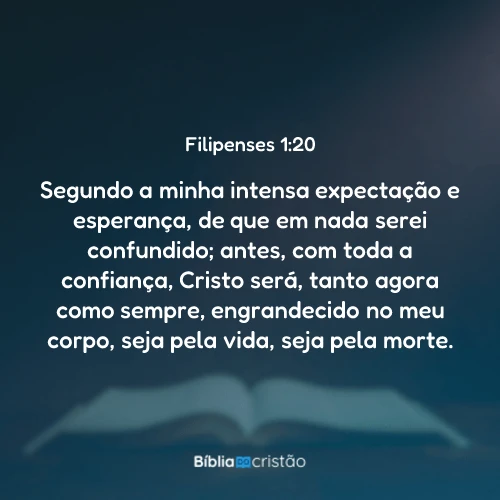 Filipenses 1:20