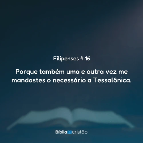 Filipenses 4:16