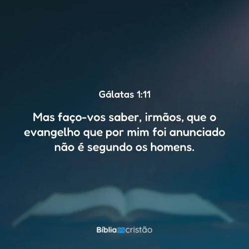 Gálatas 1:11