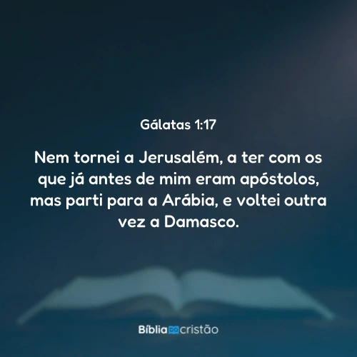 Gálatas 1:17