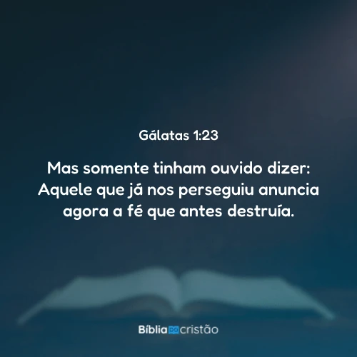 Gálatas 1:23