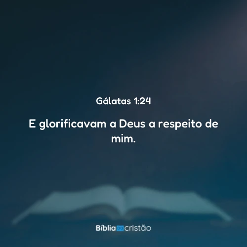 Gálatas 1:24