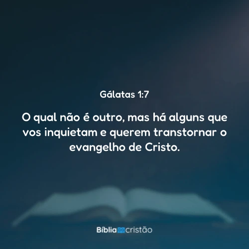 Gálatas 1:7