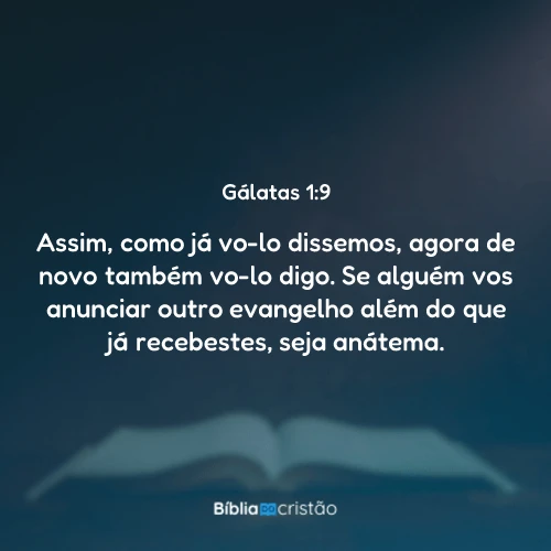 Gálatas 1:9