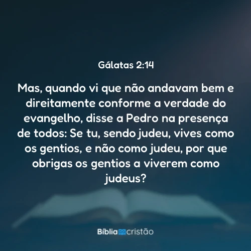 Gálatas 2:14