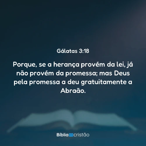 Gálatas 3:18